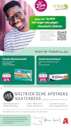 mea - meine apotheke Prospekt für Buch mit 4 Seiten mea - meine apotheke Prospekt für Buch: "Unsere Juni-Angebote", 4 Seiten, 01.06.2026 - 30.06.2026