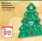 Aktuelle Ritter Sport Angebote bei GLOBUS in Jena Aktuelles Schokowürfel Adventskalender Angebot bei GLOBUS in Jena ab 9,99 €