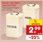Zuckerdose Angebote bei Netto Marken-Discount Remscheid für 2,99 €