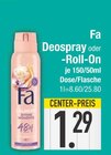 Deospray von Fa im aktuellen EDEKA Prospekt für 1,29 €