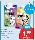 Protein Drink von Mucki für 1,99 € bei budni im Angebot Protein Drink von Mucki im aktuellen budni Prospekt