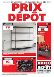 Prospectus Brico Dépôt, "PRIX DÉPÔT" à Montpellier et alentours, 1 page, 14/10/2025 - 27/11/2025 Catalogue Brico Dépôt "PRIX DÉPÔT" à Montpellier et alentours, 1 page, 14/10/2025 - 27/11/2025