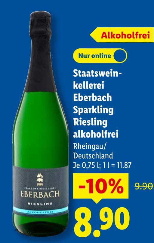 Sparkling Riesling alkoholfrei