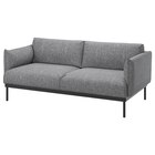 2er-Sofa Lejde grau/schwarz Lejde grau/schwarz Angebote von ÄPPLARYD bei IKEA Hildesheim für 649,00 €