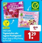 Vegetarisches oder veganes Fruchtgummi von Sweet Land im aktuellen ALDI SÜD Prospekt für 1,29 €