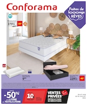 Catalogue Conforama du moment, 07/06/2022 - 04/07/2022 Prospectus Conforama en cours, "Faites de looong rêves",44 pages