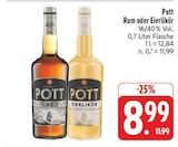 Rum im Angebot bei E center in Zwickau Rum Angebote von Pott bei E center Zwickau für 8,99 €