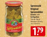 Spreewald Original Spreewälder Angebote bei famila Nordost Celle für 1,79 €