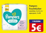 Pampers Feuchttücher sensitive im Angebot bei famila Nordost in Langenhagen Pampers Feuchttücher sensitive Angebote bei famila Nordost Langenhagen für 5,00 €