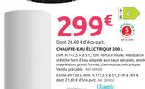 Chauffe-eau électrique 200 L en promo chez Mr.Bricolage Sarcelles à 289,00 €