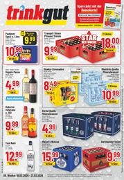 Trinkgut Prospekt für Nettetal: "Aktuelle Angebote", 10 Seiten, 16.02.2026 - 21.02.2026