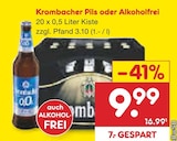 Pils Angebote von Krombacher bei Netto Marken-Discount Stuttgart für 9,99 €