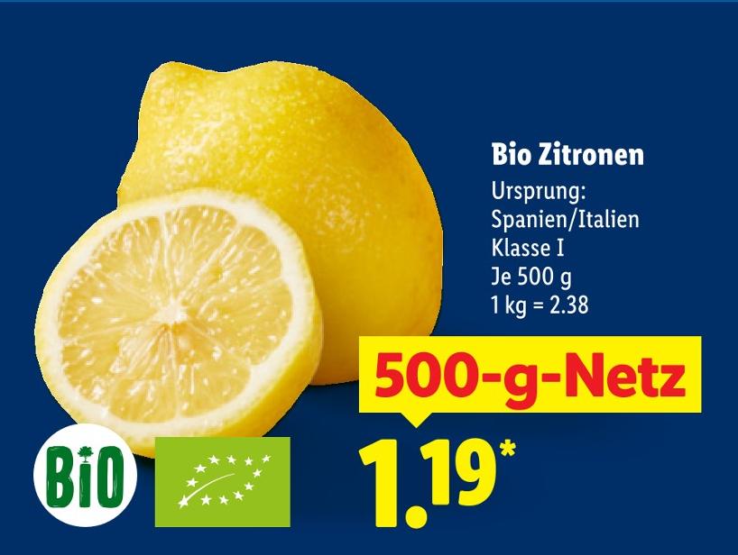 Bio Zitronen