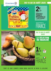 Catalogue Supermarchés E.Leclerc en cours à Bergerac et alentours, "E.LECLERC", 24 pages, 19/08/2025 - 30/08/2025