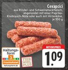 Cevapcici Paprika-Knoblauch Angebote bei EDEKA Mülheim für 1,09 €