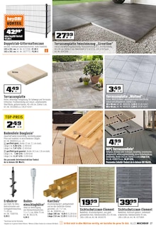 Terrassenplatten im aktuellen OBI Prospekt (Fürth) Terrassenplatten im OBI Prospekt "BIBERSTARKE ANGEBOTE" mit 20 Seiten (Fürth)