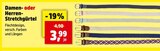 Damen- oder Herren-Stretchgürtel im Angebot bei Thomas Philipps in Witten Damen- oder Herren-Stretchgürtel Angebote bei Thomas Philipps Witten für 3,99 €