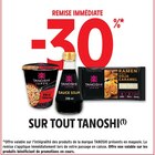 -30% remise immédiate sur tout Tanoshi à Intermarché Hyper dans Crest