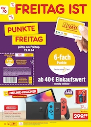 Netto Marken-Discount Nintendo Switch im Prospekt 