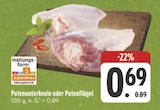 Putenunterkeule oder Putenflügel bei EDEKA im Kitzingen Prospekt für 0,69 €