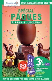 Catalogue E.Leclerc à Chambéry cette semaine, valable du 24/03/2026 au 04/04/2026 Prospectus E.Leclerc à Chambéry, "SPÉCIAL PÂQUES À PRIX E.LECLERC", 104 pages de promos valables du 24/03/2026 au 04/04/2026