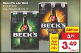 Aktuelles Pils oder Gold Angebot bei Netto Marken-Discount in Raguhn-Jeßnitz ab 3,49 €