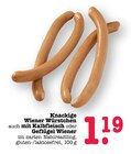 Knackige Wiener Würstchen im Angebot bei E center in Wiesbaden Knackige Wiener Würstchen Angebote bei E center Wiesbaden für 1,19 €