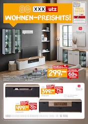 Sideboard im XXXLutz Möbelhäuser Prospekt in Bottrop Aktueller XXXLutz Möbelhäuser Prospekt mit Sideboard, "WOHNEN-PREISHITS!", Seite 1
