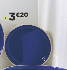 Assiette plate 26cm cyclade - Casino Supermarchés à Paris Assiette plate 26cm cyclade en promo chez Casino Supermarchés Paris à 3,20 €