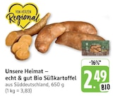 EDEKA Kornwestheim - echt & gut Bio Süßkartoffel Angebot im Prospekt echt & gut Bio Süßkartoffel bei EDEKA im Kornwestheim Prospekt für 2,49 €