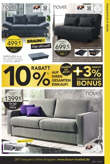 Sofa im BRAUN Möbel-Center Prospekt "BRAUN NEWS" mit 22 Seiten (Reutlingen)