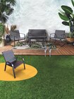 Salon de jardin Samoa 4 pièces en promo chez Maxi Bazar Trappes à 99,99 €