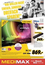 MEDIMAX Prospekt für Duisburg mit 8 Seiten MEDIMAX Prospekt für Duisburg: "Mehr Mensch, Mehr Technik", 8 Seiten, 30.09.2022 - 07.10.2022