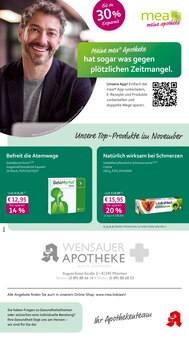 Aktueller mea - meine apotheke Prospekt "Unsere November-Angebote" Seite 1 von 4 Seiten für München