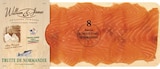 8 tranches de truite fumée de Normandie - WILLIAM ET JAMES - Intermarché Super 8 tranches de truite fumée de Normandie - WILLIAM ET JAMES à 9,99 € dans le catalogue Intermarché Super