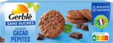 COOKIE CACAO PÉPITES SANS SUCRE GERBLÉ - GERBLE en promo chez Auchan Supermarché COOKIE CACAO PÉPITES SANS SUCRE GERBLÉ - GERBLE dans le catalogue Auchan Supermarché