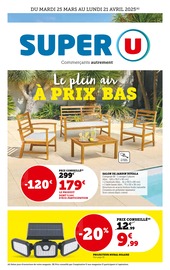 Salon De Jardin Angebote im Prospekt "Le plein air À PRIX BAS" von Super U auf Seite 1