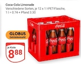 Limonade Angebote von Coca-Cola bei GLOBUS Rehlingen-Siersburg für 8,88 €