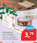Klebeband oder Sticker für 3,79 € bei budni im Angebot Klebeband oder Sticker im aktuellen budni Prospekt