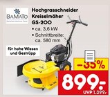 Hochgrasschneider Kreiselmäher GS-200 von BAMATO im aktuellen Netto Marken-Discount Prospekt für 899,00 €
