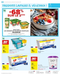 Prix et réduction Desserte dans le prospectus Carrefour Market en cours Offre Desserte dans le catalogue Carrefour Market du moment à la page 18