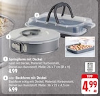 Springform mit Deckel oder Backform mit Deckel Angebote bei E center Waiblingen für 4,99 €