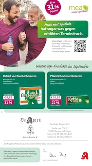 Aktueller mea - meine apotheke Prospekt "Unsere September-Angebote" Seite 1 von 4 Seiten für Bergen