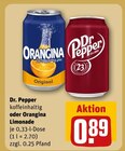Dr. Pepper koffeinhaltig im Angebot bei REWE in Ingolstadt Dr. Pepper koffeinhaltig Angebote von Dr. Pepper bei REWE Ingolstadt für 0,89 €