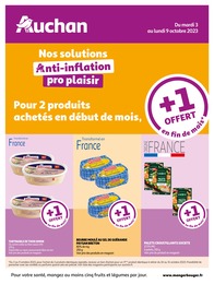 Catalogue Auchan Hypermarché "Nos solutions Anti-inflation pro plaisir" à Génicourt-sous-Condé et alentours,  pages, 03/10/2023 - 09/10/2023