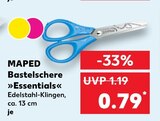 Bastelschere Essentials von MAPED für 0,79 € bei Kaufland im Angebot Bastelschere Essentials von MAPED im aktuellen Kaufland Prospekt