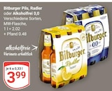 Pils im Angebot bei GLOBUS in Salzgitter Pils Angebote von Bitburger bei GLOBUS Salzgitter für 3,99 €