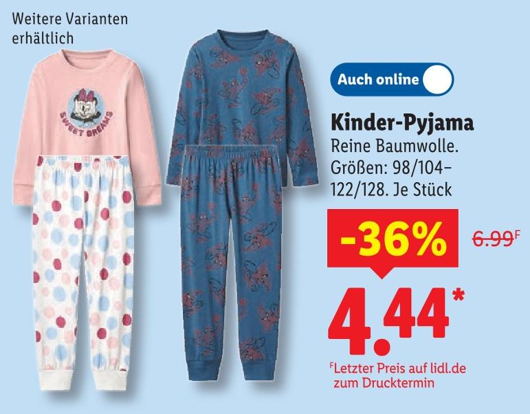 Kinder-Pyjama