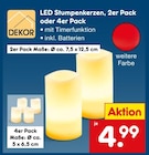 LED Stumpenkerzen im Angebot bei Netto Marken-Discount in Siegburg LED Stumpenkerzen Angebote bei Netto Marken-Discount Siegburg für 4,99 €