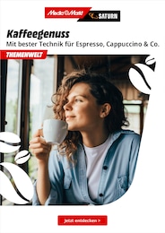 Aktueller MediaMarkt Saturn Elektromärkte Prospekt für Neuried: THEMENWELT Kaffeewelt mit 1} Seite, 17.06.2024 - 24.06.2024